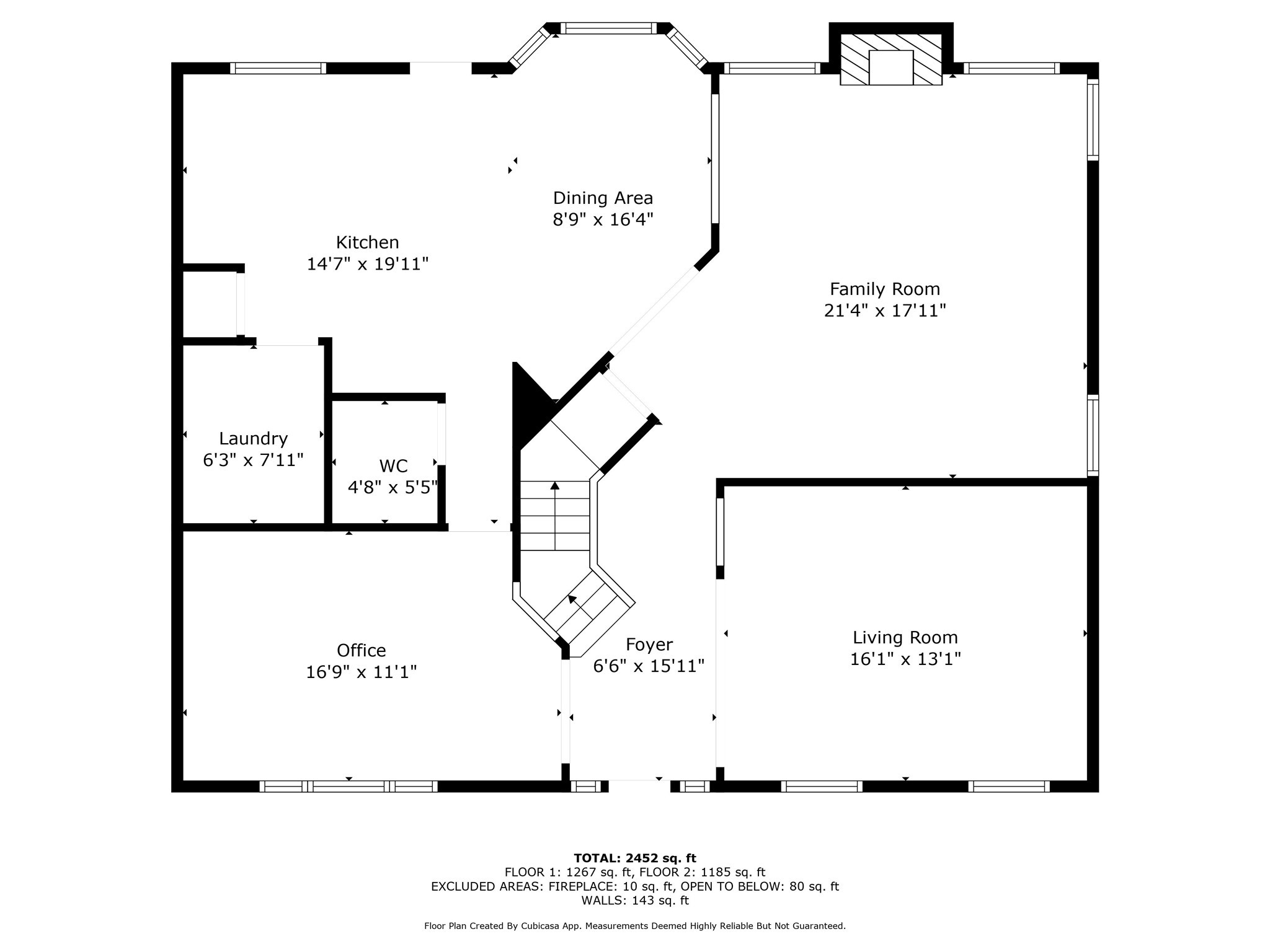 16114 Kintyre Point Road Houston, TX 77095 - Photo 37 of 39 1st Floor Floorplan