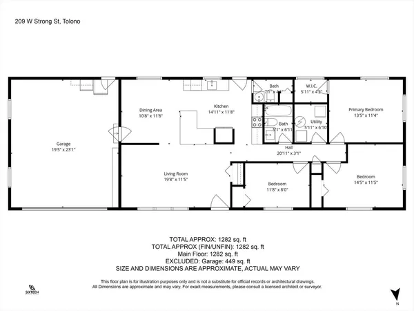 $210,000 | 209 West Strong Street, Tolono, IL 61880