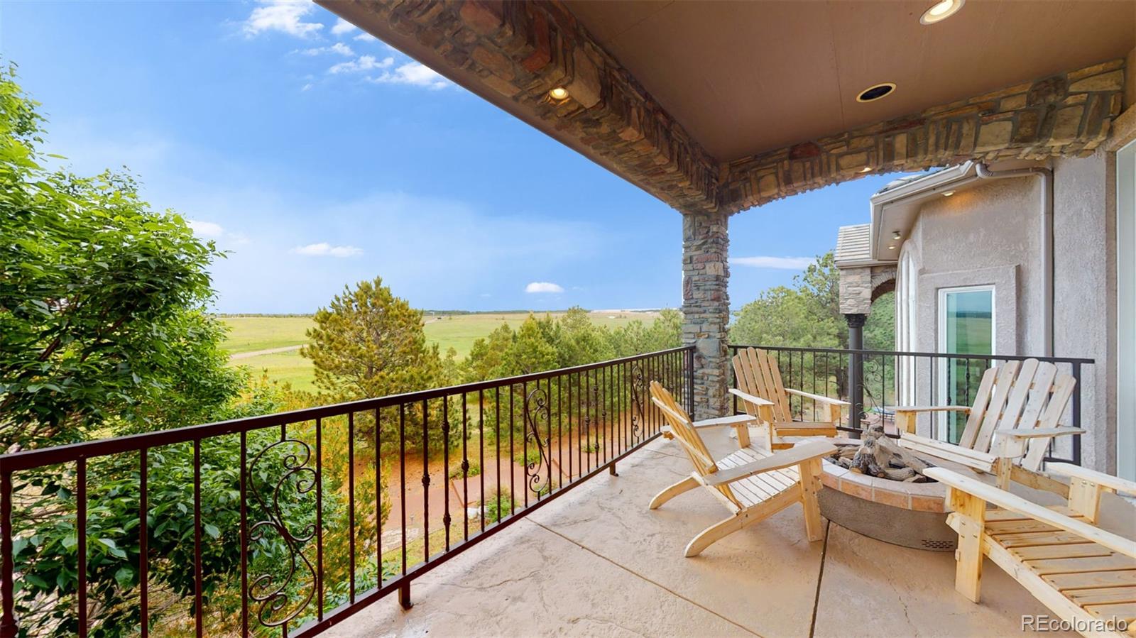 2775 E Highway Monument, CO 80132 - Photo 29 of 40 a view of balcony with furniture
