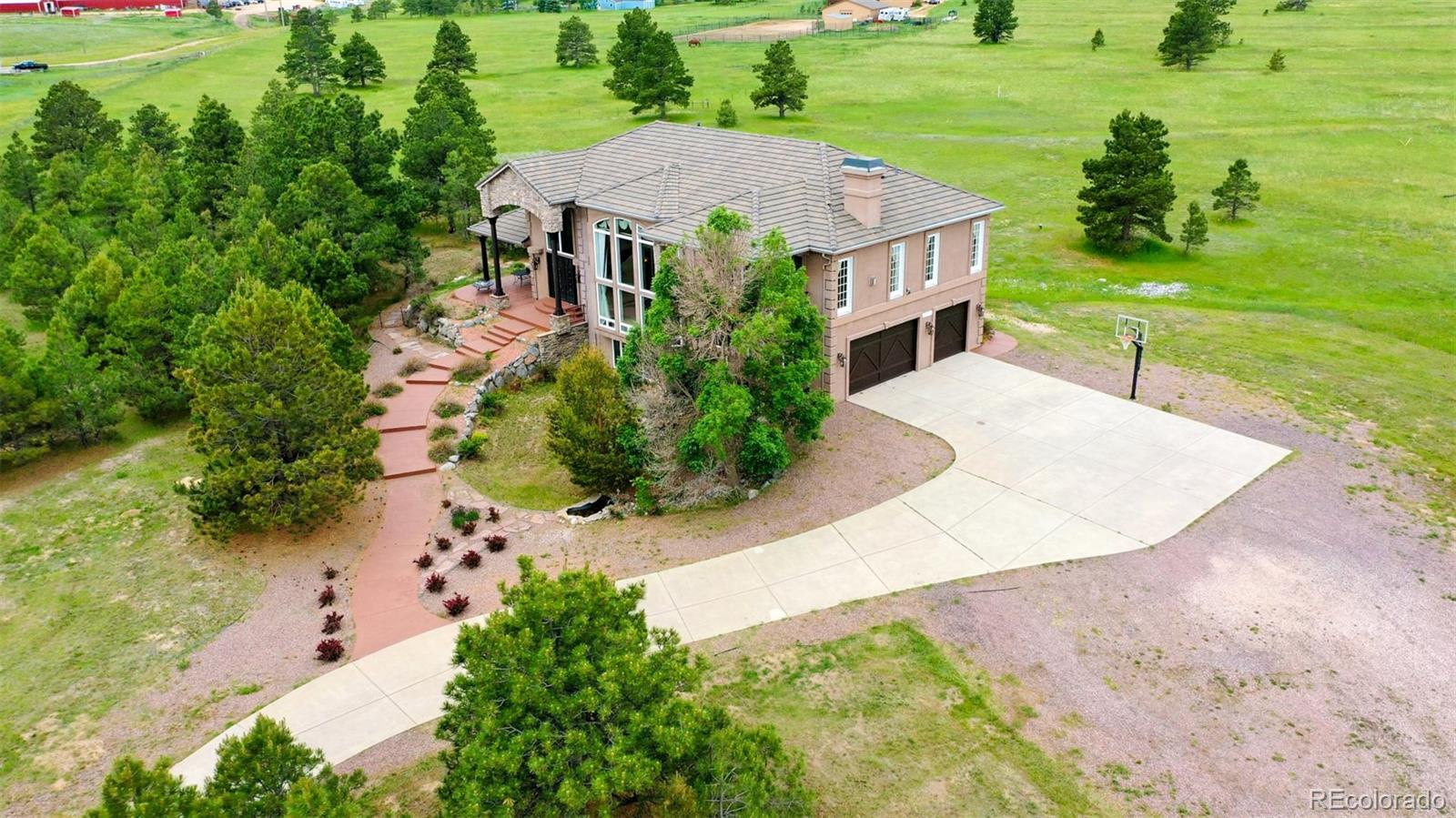 2775 E Highway Monument, CO 80132 - Photo 36 of 40 an aerial view of a house