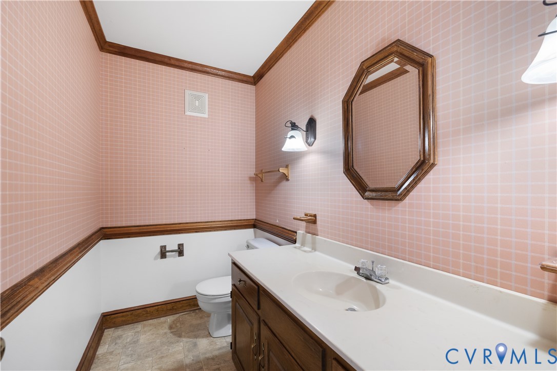 8939 Cardiff Road North Chesterfield, VA 23236 - Photo 13 of 45 Bathroom featuring vanity and crown molding