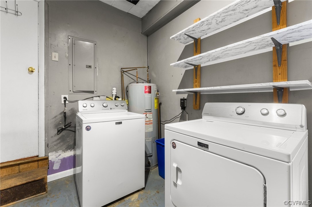 1221 Woodcroft Road Richmond, VA 23235 - Photo 33 of 42 a utility room with dryer and washer