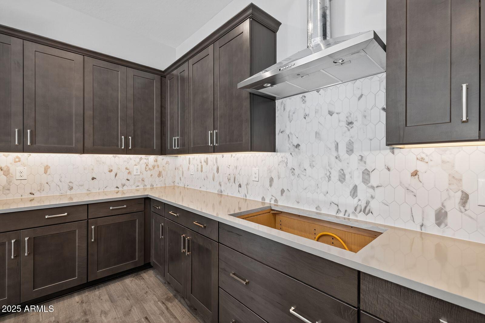 3191 West Santa Rosa Road San Tan Valley, AZ 85144 - Photo 17 of 52 a kitchen with a sink and cabinets