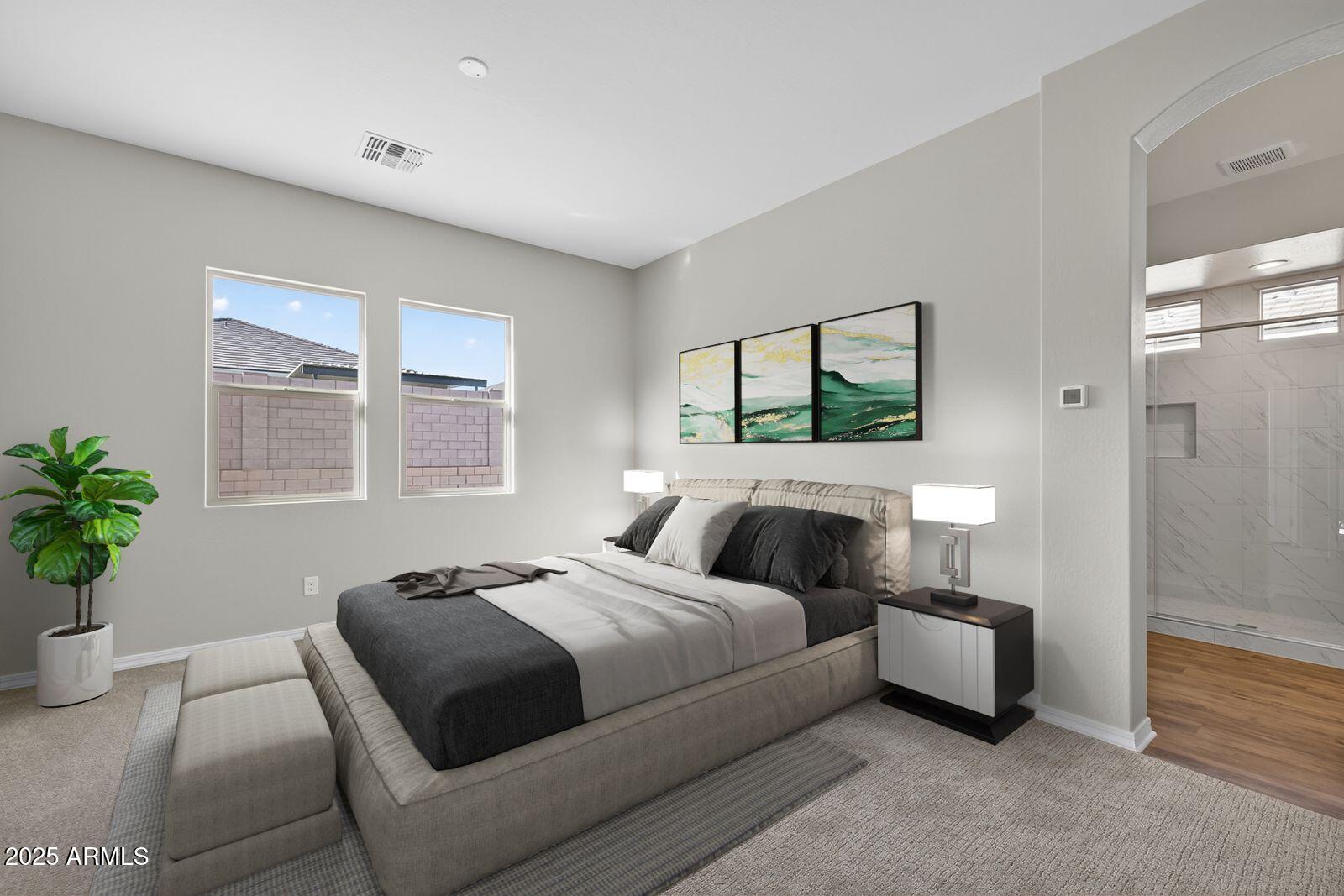 3191 West Santa Rosa Road San Tan Valley, AZ 85144 - Photo 20 of 52 a bedroom with a bed and window