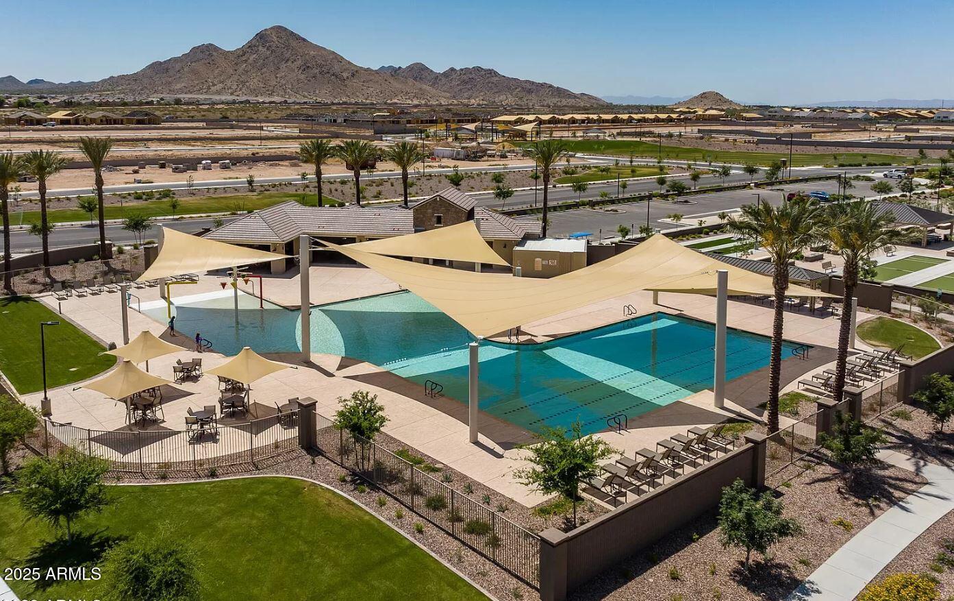 3191 West Santa Rosa Road San Tan Valley, AZ 85144 - Photo 44 of 52 an aerial view of a house