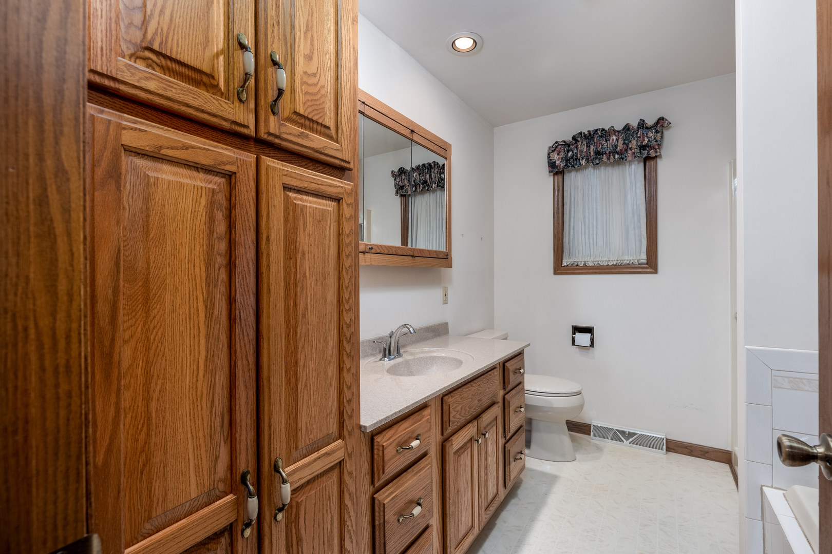 145 Porter Avenue Grand Ridge, IL 61325 - Photo 17 of 32 a bathroom with a sink a toilet and shower