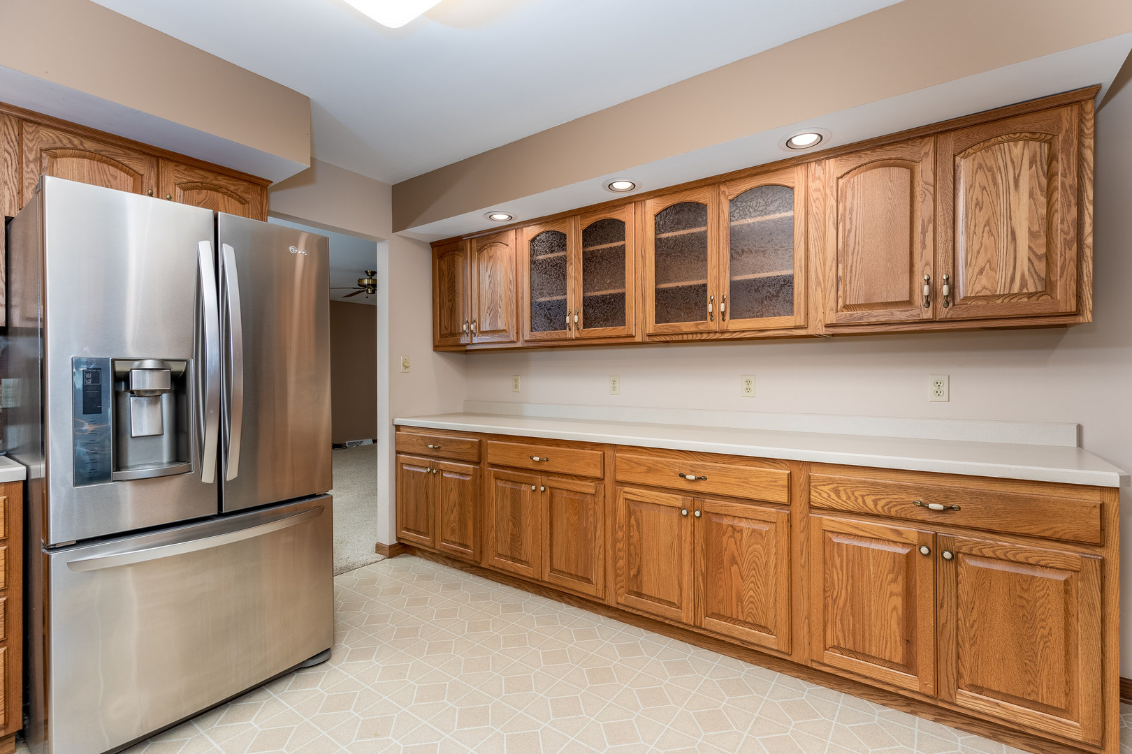 145 Porter Avenue Grand Ridge, IL 61325 - Photo 9 of 32 a kitchen with stainless steel appliances granite countertop a refrigerator a stove and a sink