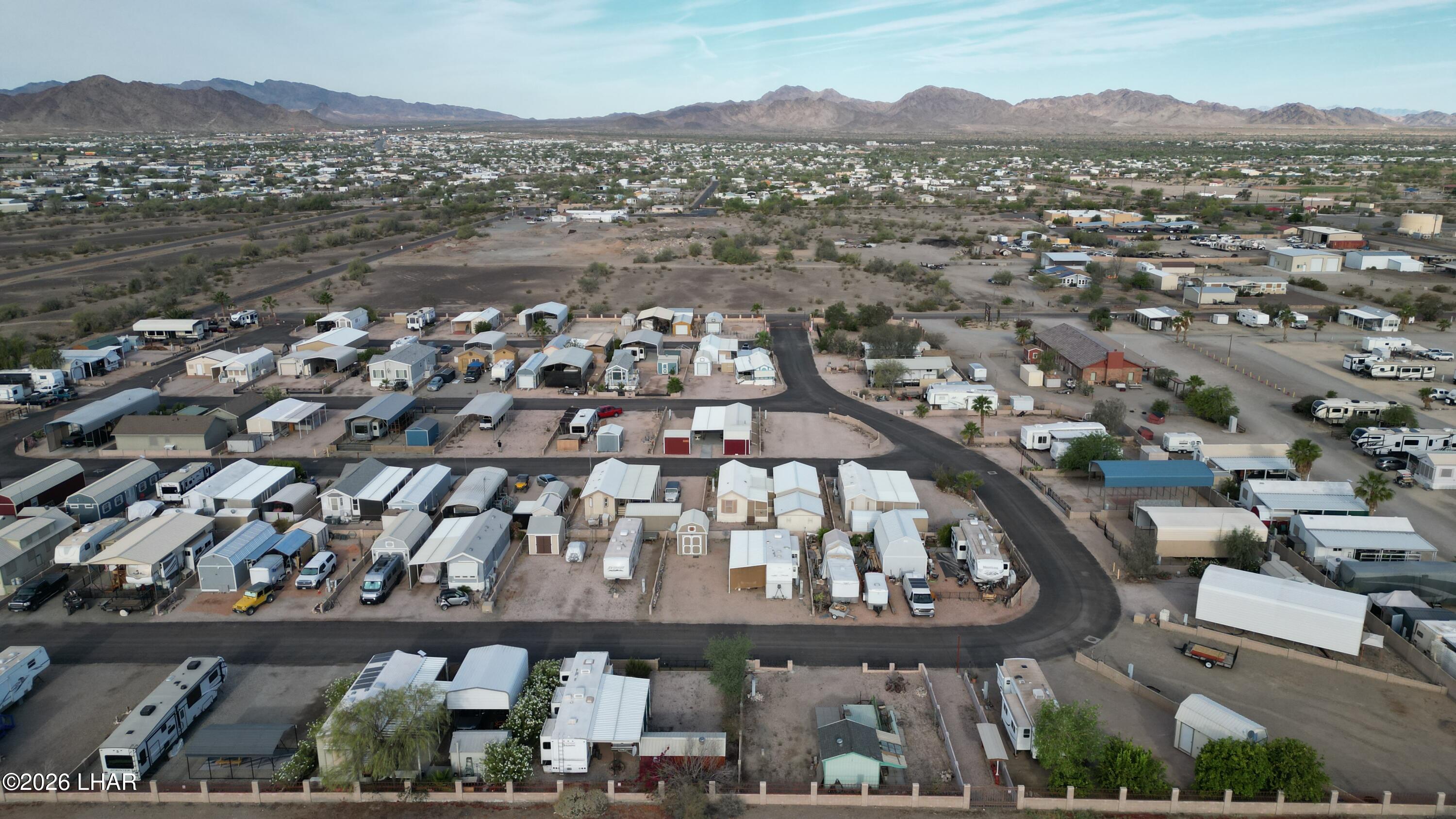 41 North Sagebrush Road Quartzsite, AZ 85346 - Photo 10 of 33 an aerial view of a city