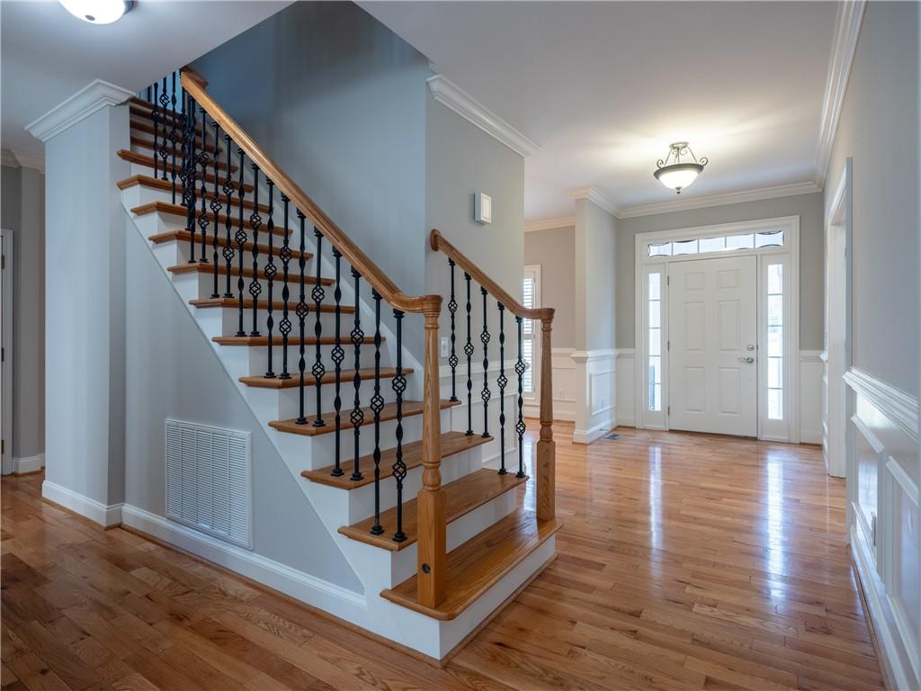 122 Caverns Way Northeast Calhoun, GA 30701 - Photo 26 of 56 a view of entryway with wooden floor