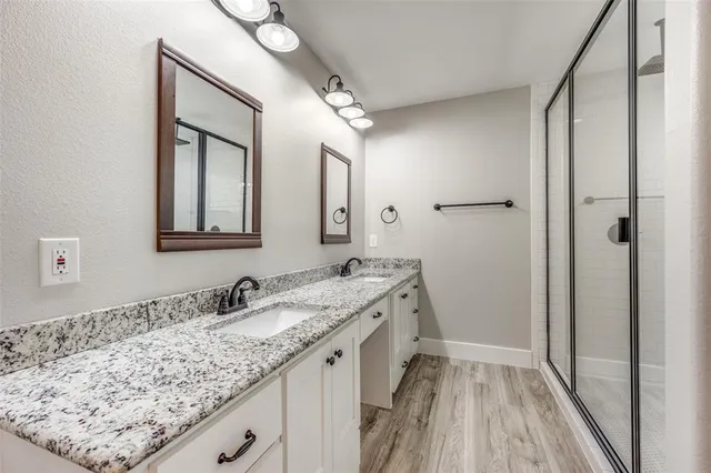 a view of a hallway view with staircase