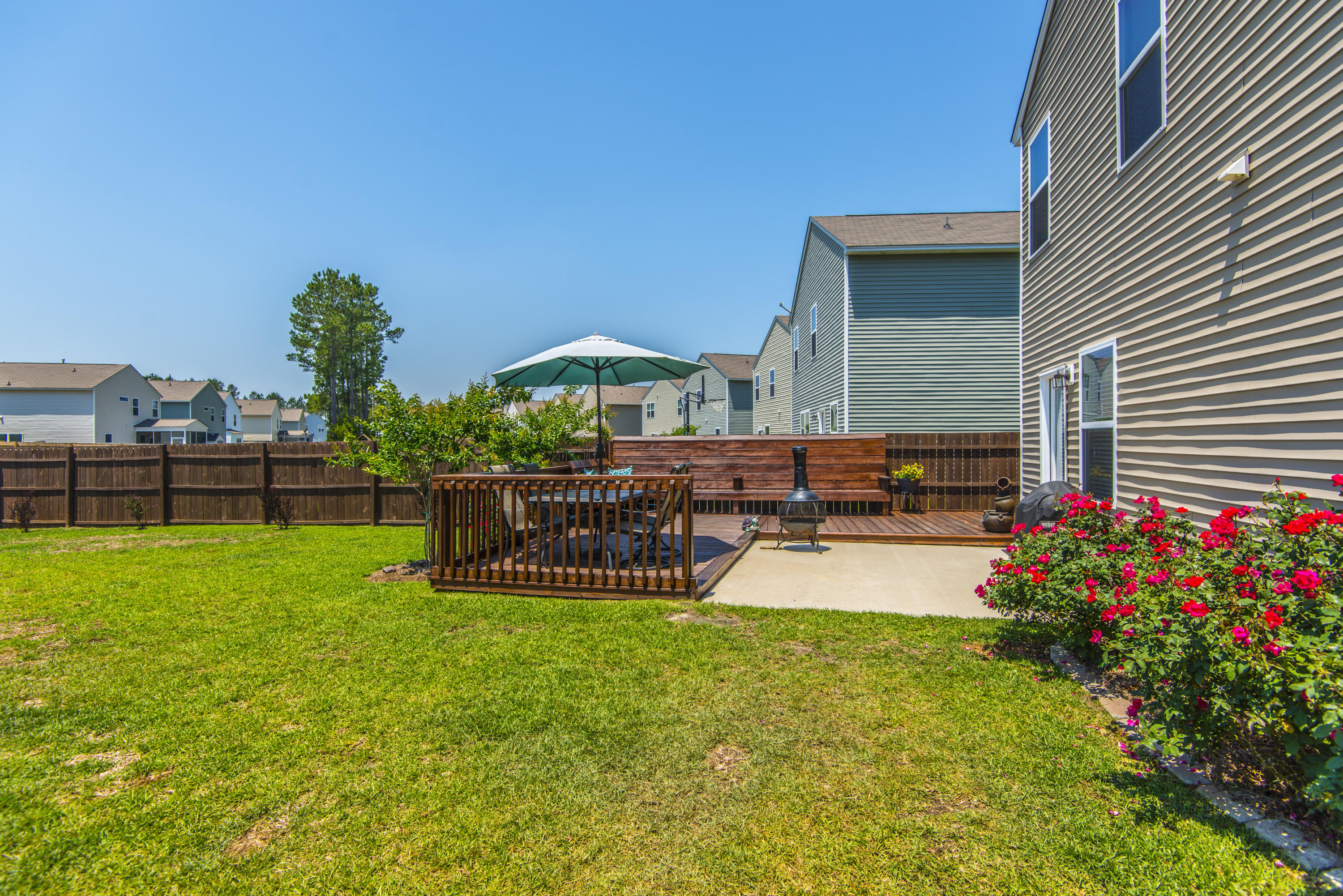 129 Brookhaven Road Summerville, SC 29486 - Photo 38 of 40 backyard deck and patio