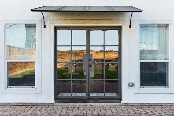 a view of front door