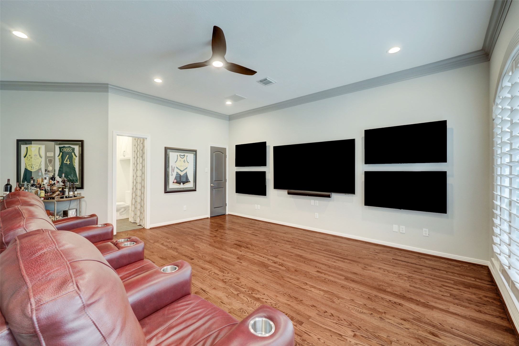 4004 Childress Street Houston, TX 77005 - Photo 9 of 35 a living room with furniture and a flat screen tv