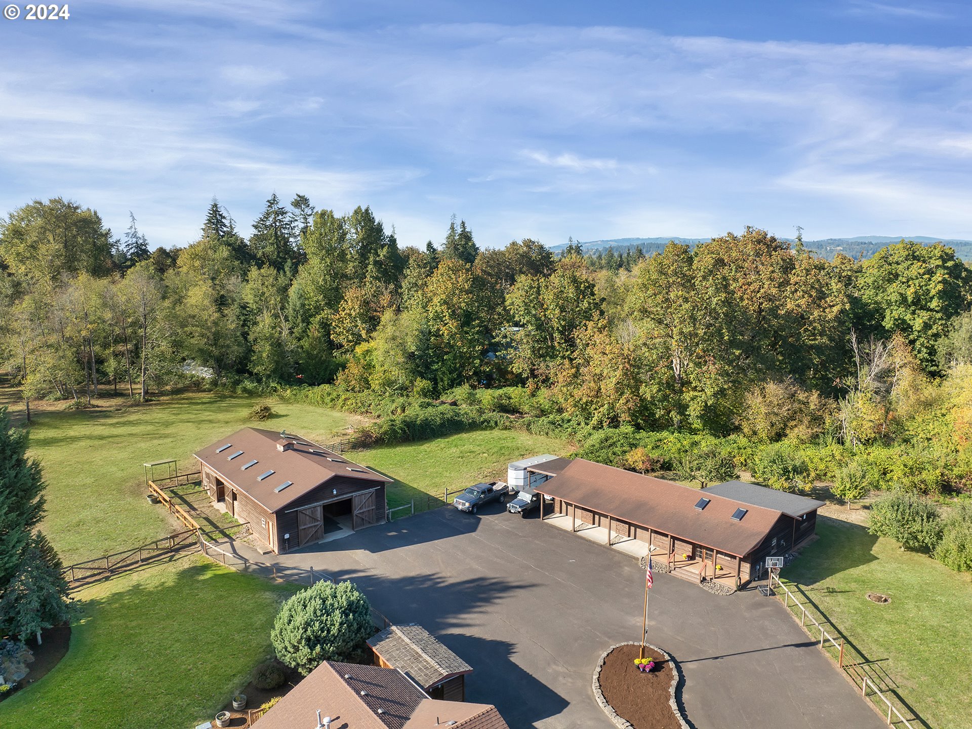 30410 Northwest 18th Place Ridgefield, WA 98642 - Photo 5 of 43 an aerial view of a house with garden space and street view