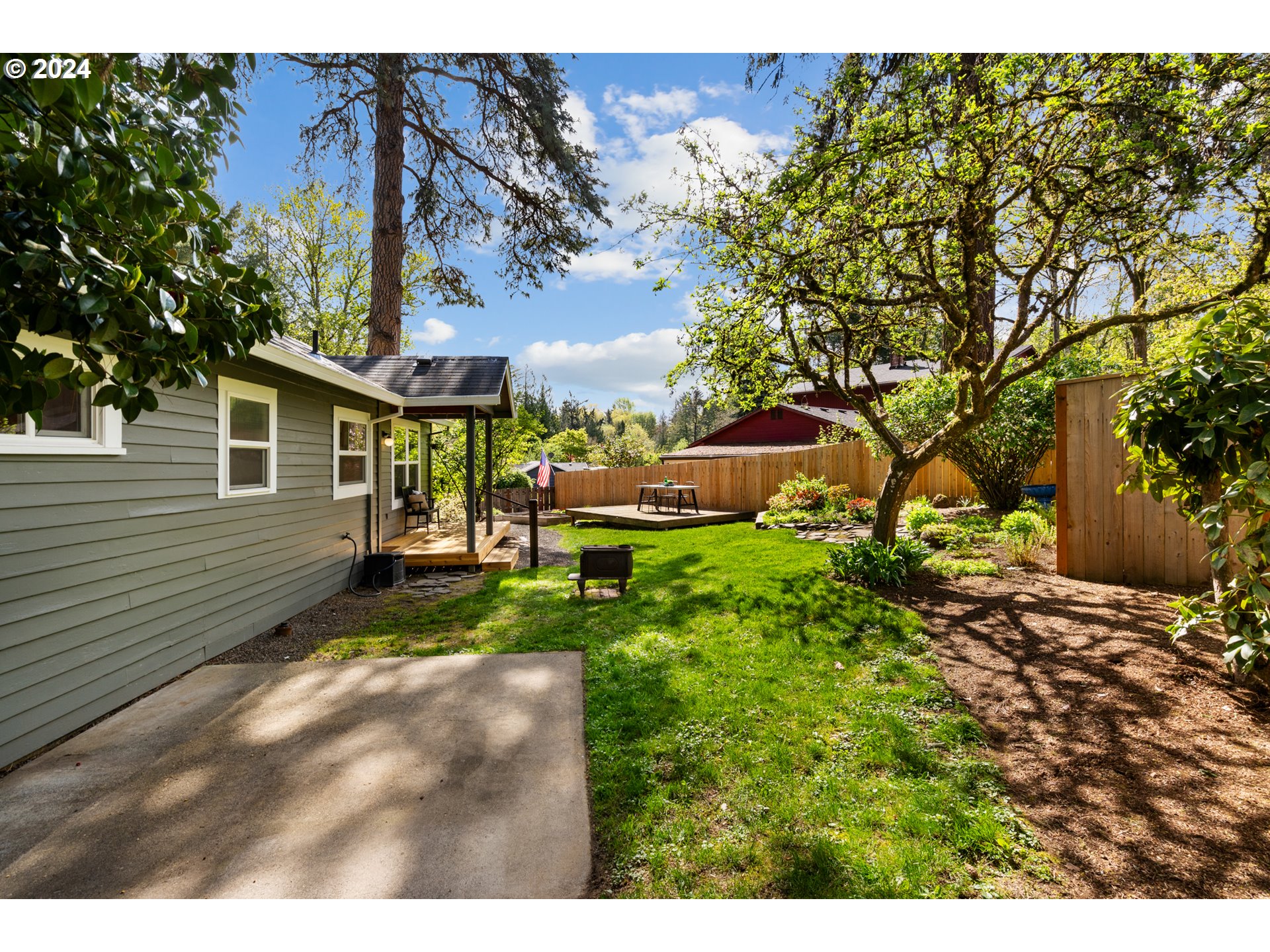 4016 Southwest Cullen Boulevard Portland, OR 97221 - Photo 37 of 41 a view of a house with a yard