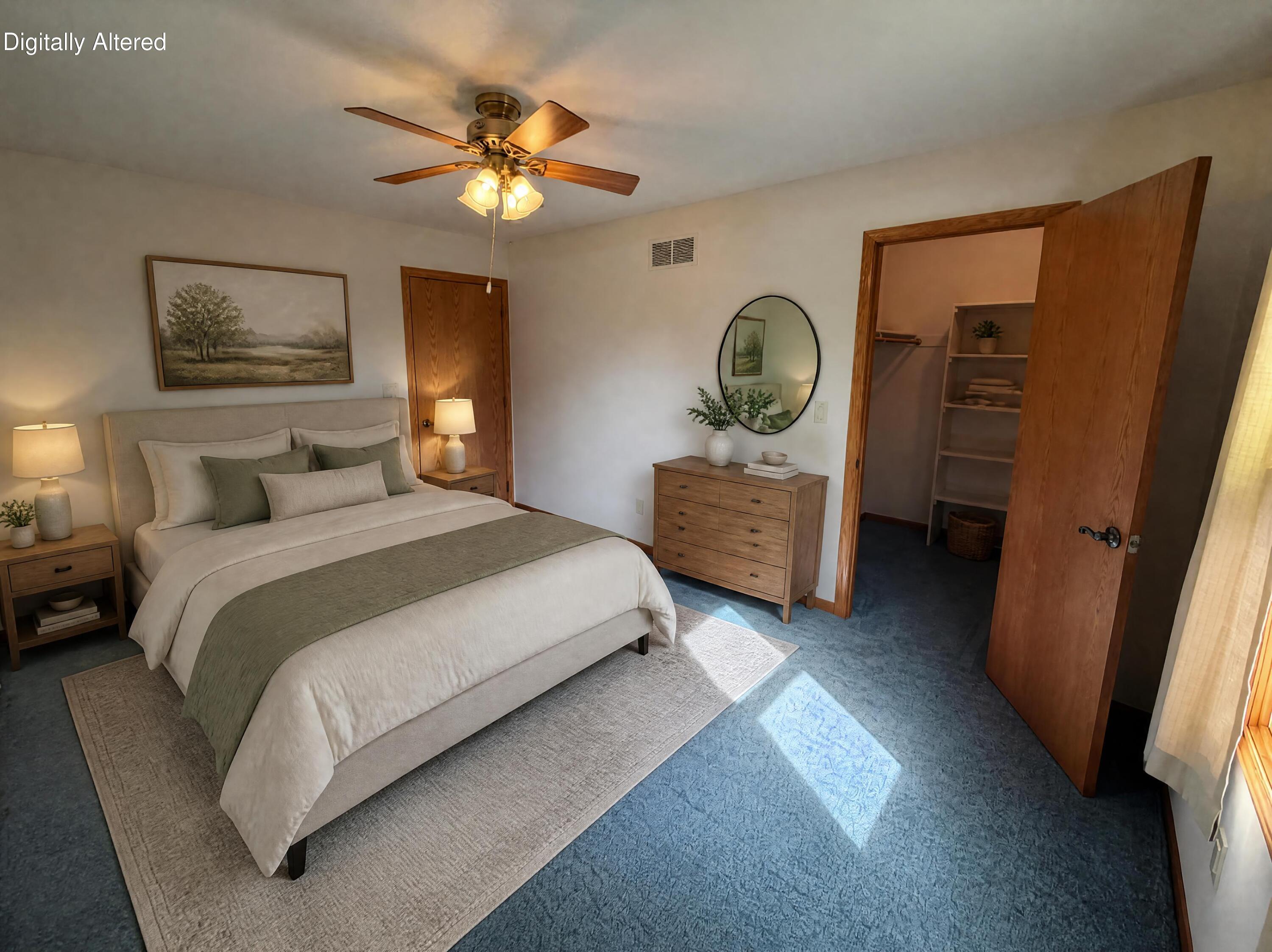 2135 Sherman Road Jackson, WI 53037 - Photo 28 of 36 Virtually Staged Second Floor Bedroom