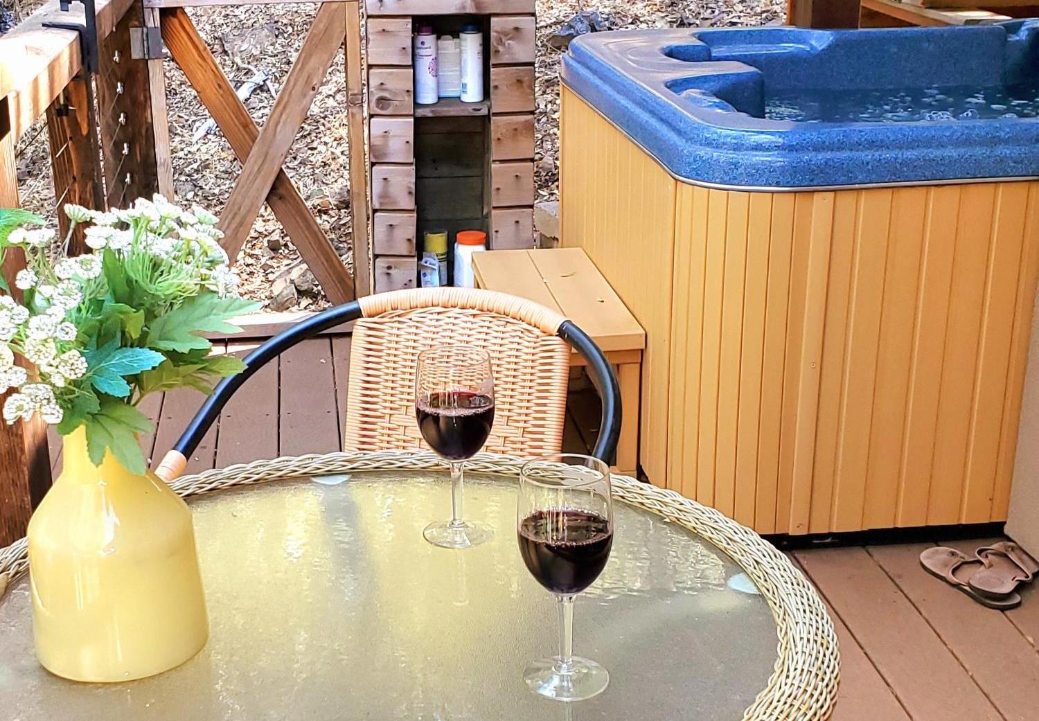 1440 Dog Bar Road Colfax, CA 95713 - Photo 34 of 93 Private Master Bedroom deck featuring views and spa. Perfect setting to begin or end your day!