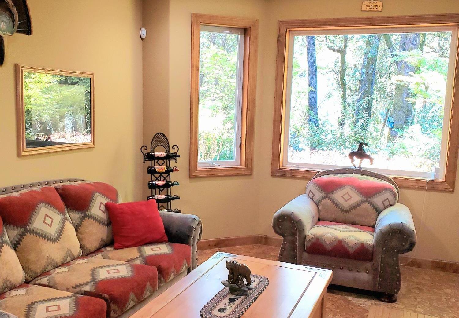 1440 Dog Bar Road Colfax, CA 95713 - Photo 60 of 93 Bedroom 3/office with cork flooring, ceiling fan, recessed lighting and bay window.