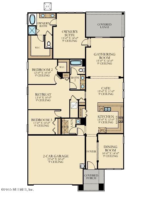 1159 Ballard Ridge Road, Unit 8 Jacksonville, FL 32211 - Photo 2 of 2 Cordoba Floorplan