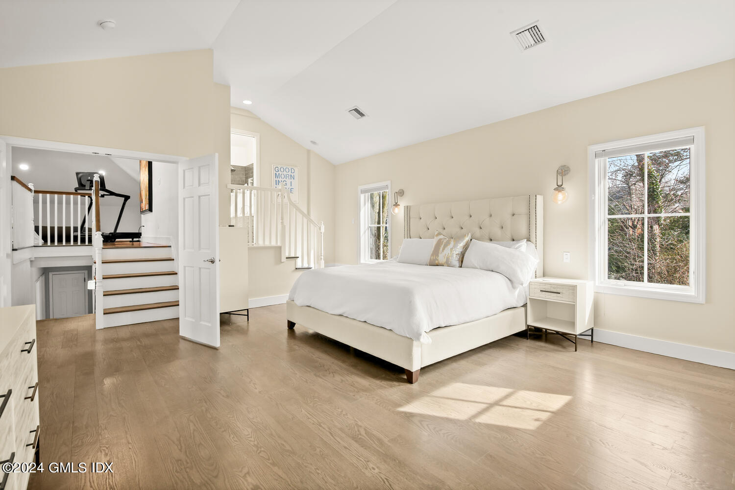 38 Amherst Road Riverside, CT 06878 - Photo 13 of 22 a bedroom with a large bed and a window