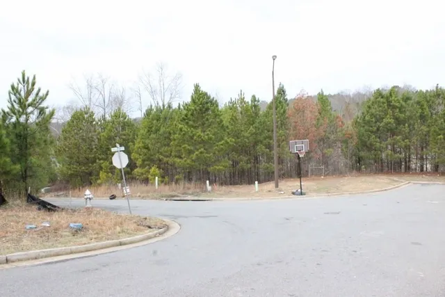a view of a outdoor space with trees