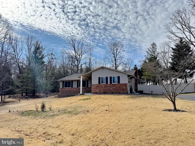 a front view of a house with windows