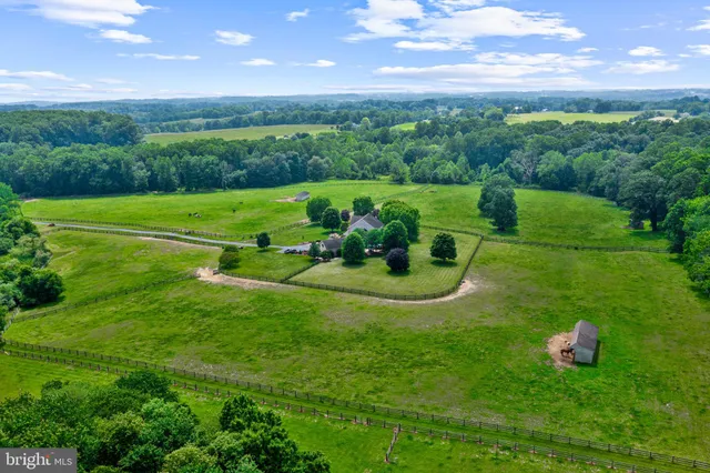 a view of a golf course with a garden