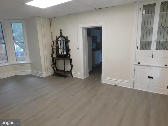 wooden floor and windows in a room