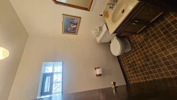 a view of water heater room