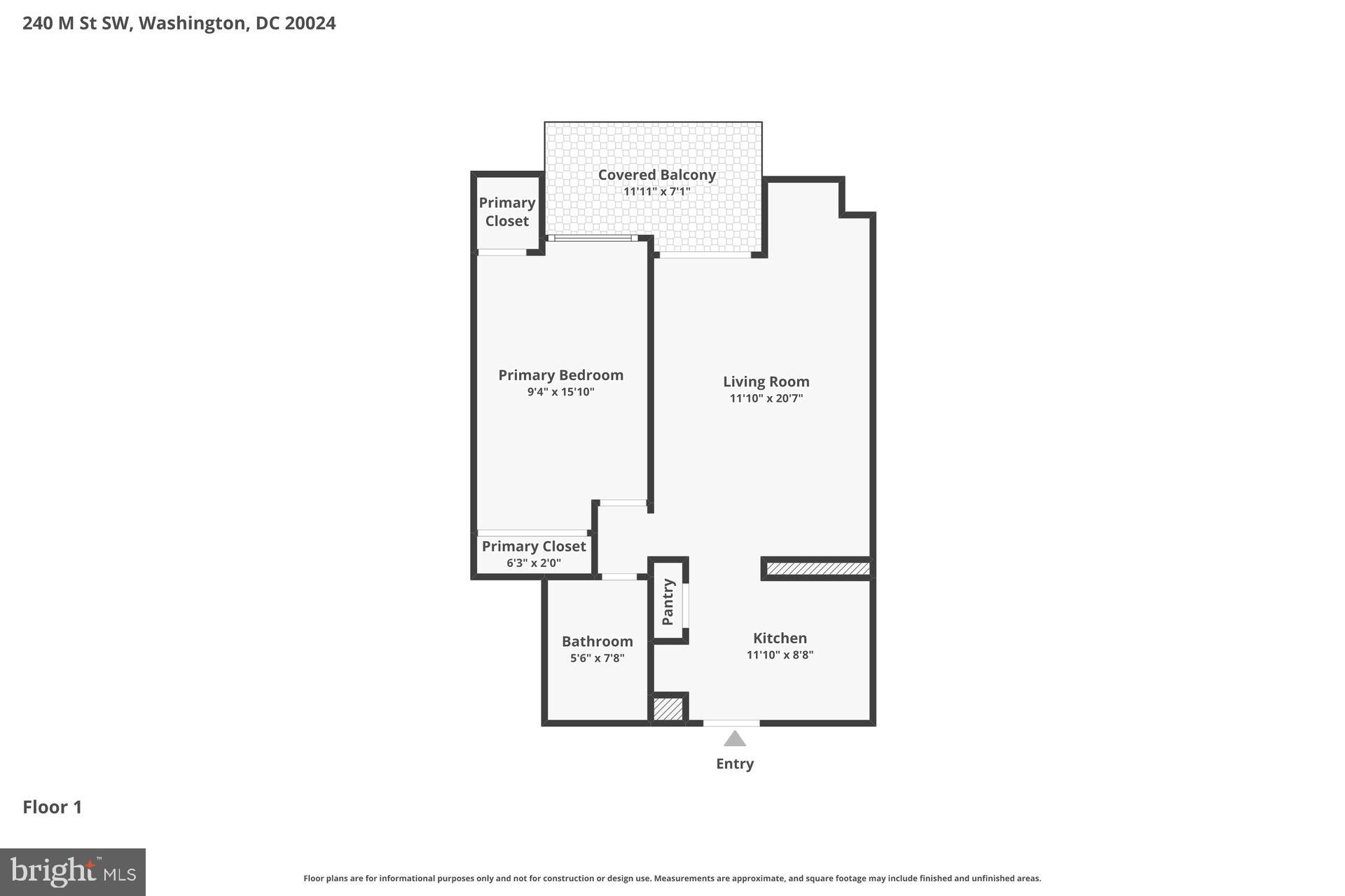 240 M Street Southwest, Unit E511 Washington, DC 20024 - Photo 16 of 16