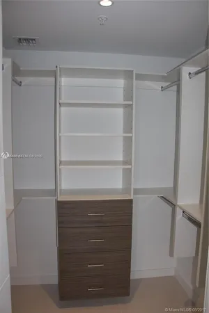 a view of walk in closet