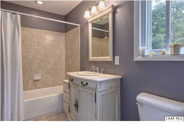 1711 Old Forge Road Charlottesville, VA 22901 - Photo 9 of 18 a bathroom with a sink toilet a mirror and shower