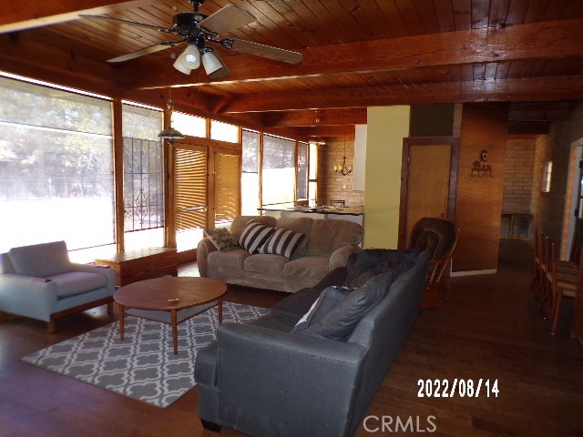13425 Jensen Road Clearlake Oaks, CA 95423 - Photo 8 of 17 a living room with furniture and a large window