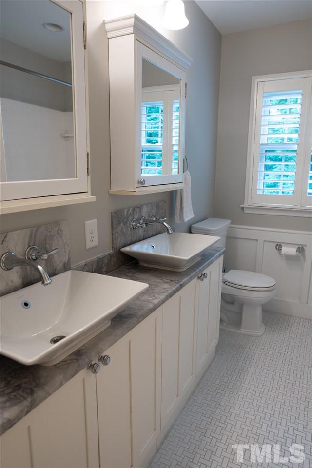 3732 St Marks Road Durham, NC 27707 - Photo 18 of 25 Hall bath...don't miss the laundry chute!