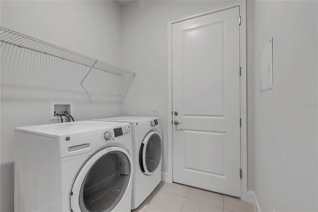 a view of a room and ocean view