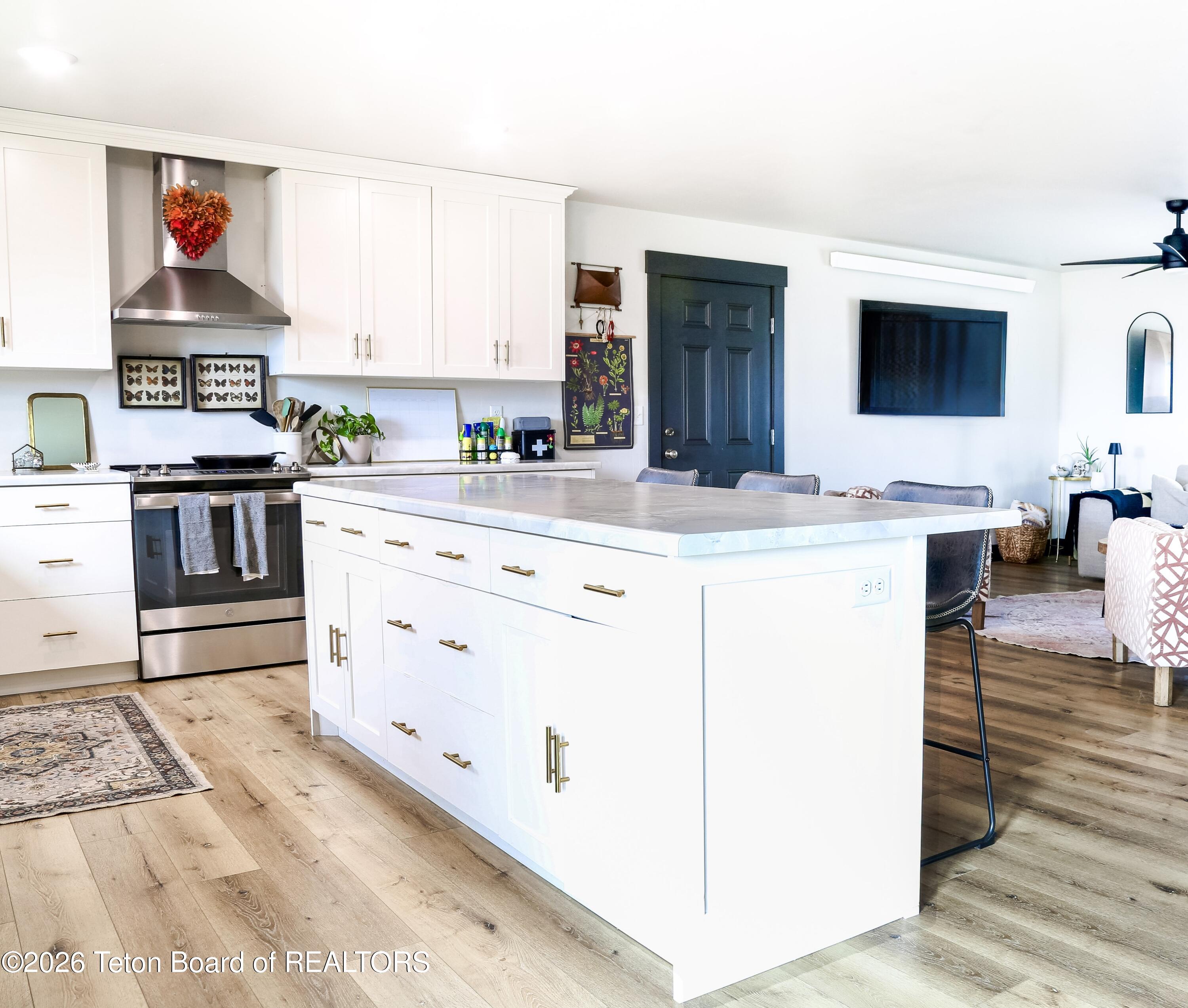 215 Little Greys Loop Etna, WY 83118 - Photo 6 of 20 Kitchen Island