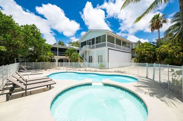 a dining room with furniture