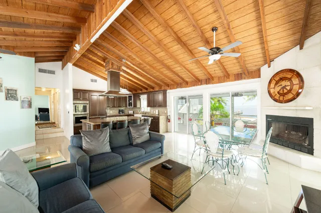 a kitchen with granite countertop lots of counter top space