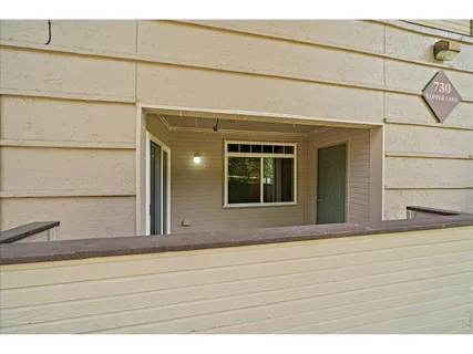 a view of a house with a window