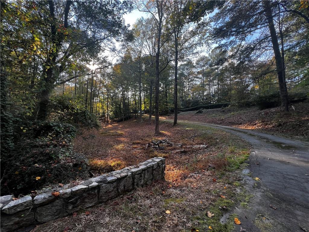 1340 West Garmon Road Northwest Sandy Springs, GA 30327 - Photo 4 of 9 a backyard of a house with lots of green space