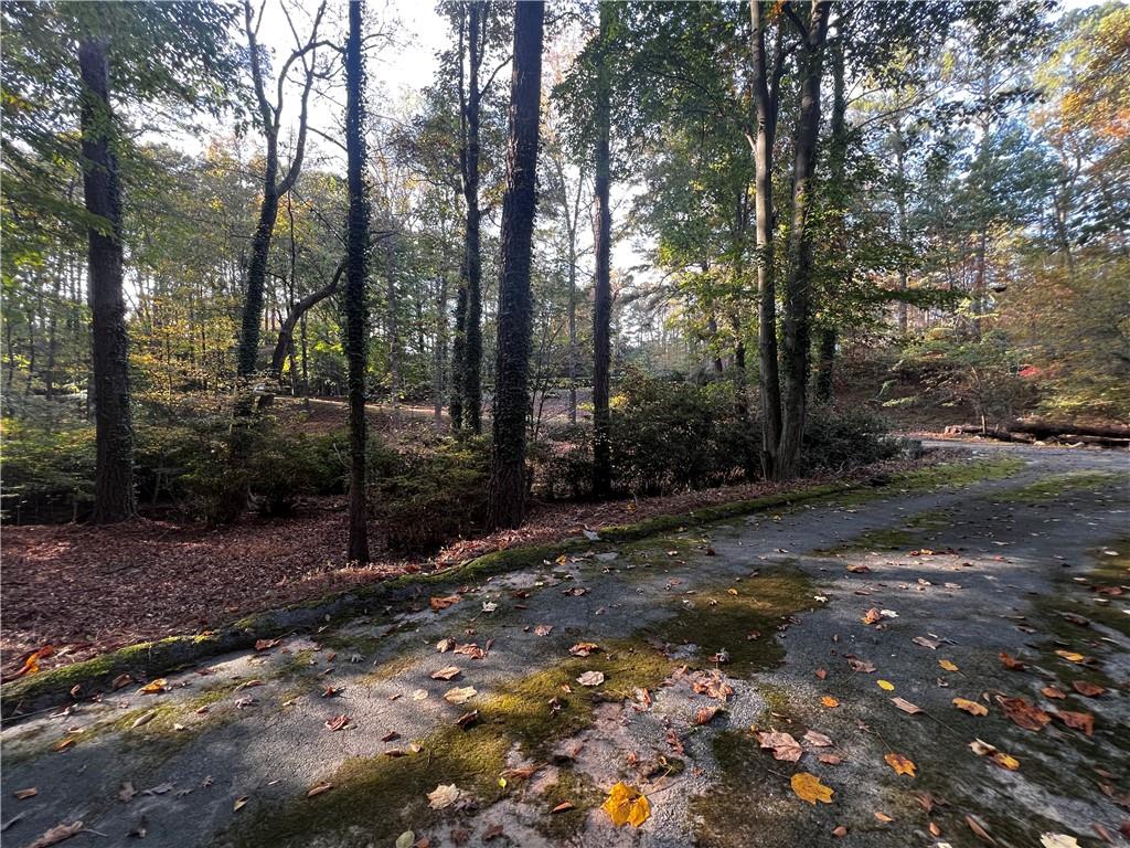 1340 West Garmon Road Northwest Sandy Springs, GA 30327 - Photo 8 of 9 a backyard of a house with lots of green space