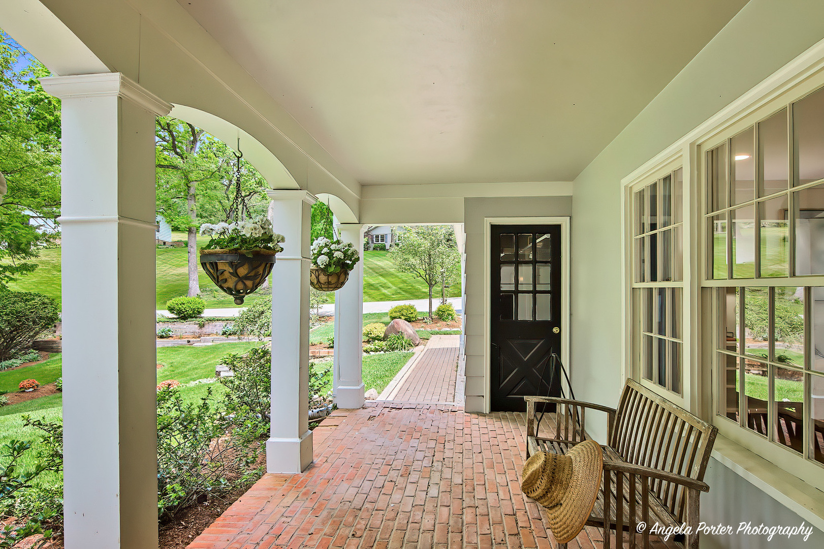 15 Willet Way Trout Valley, IL 60013 - Photo 5 of 61 a view of a porch with a floor to ceiling window and garden
