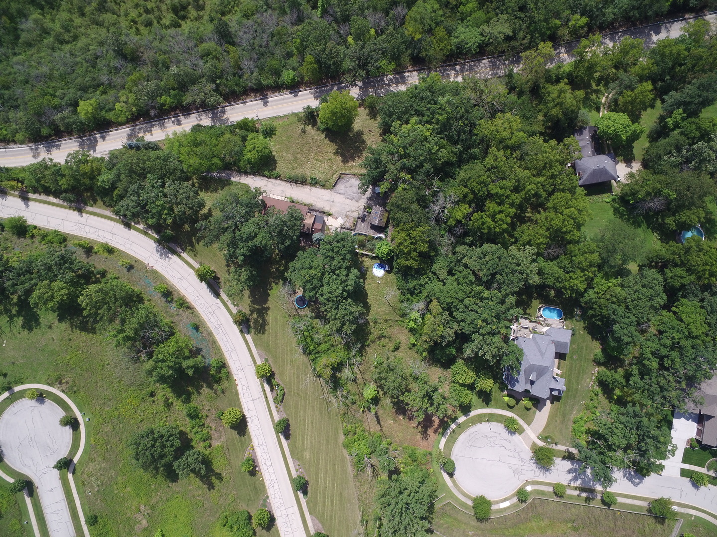 16180 Bluff Road Lemont, IL 60439 - Photo 7 of 15 an aerial view of a house with outdoor space