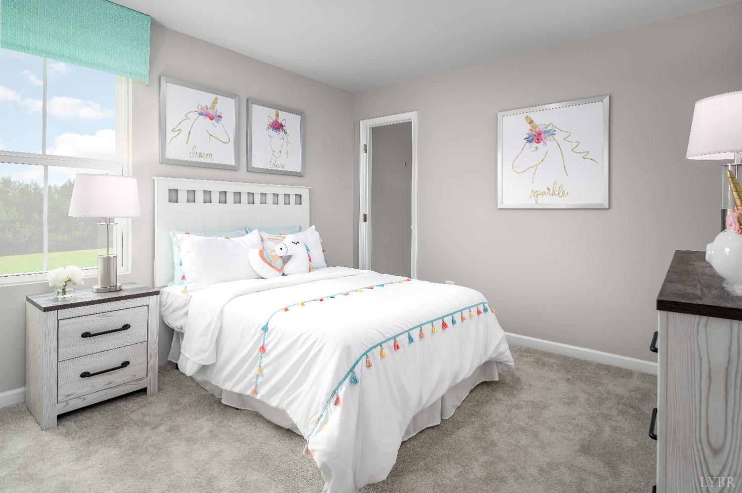 130 Robinia Road Lynchburg, VA 24501 - Photo 11 of 14 a bedroom with a bed and a painting on the wall