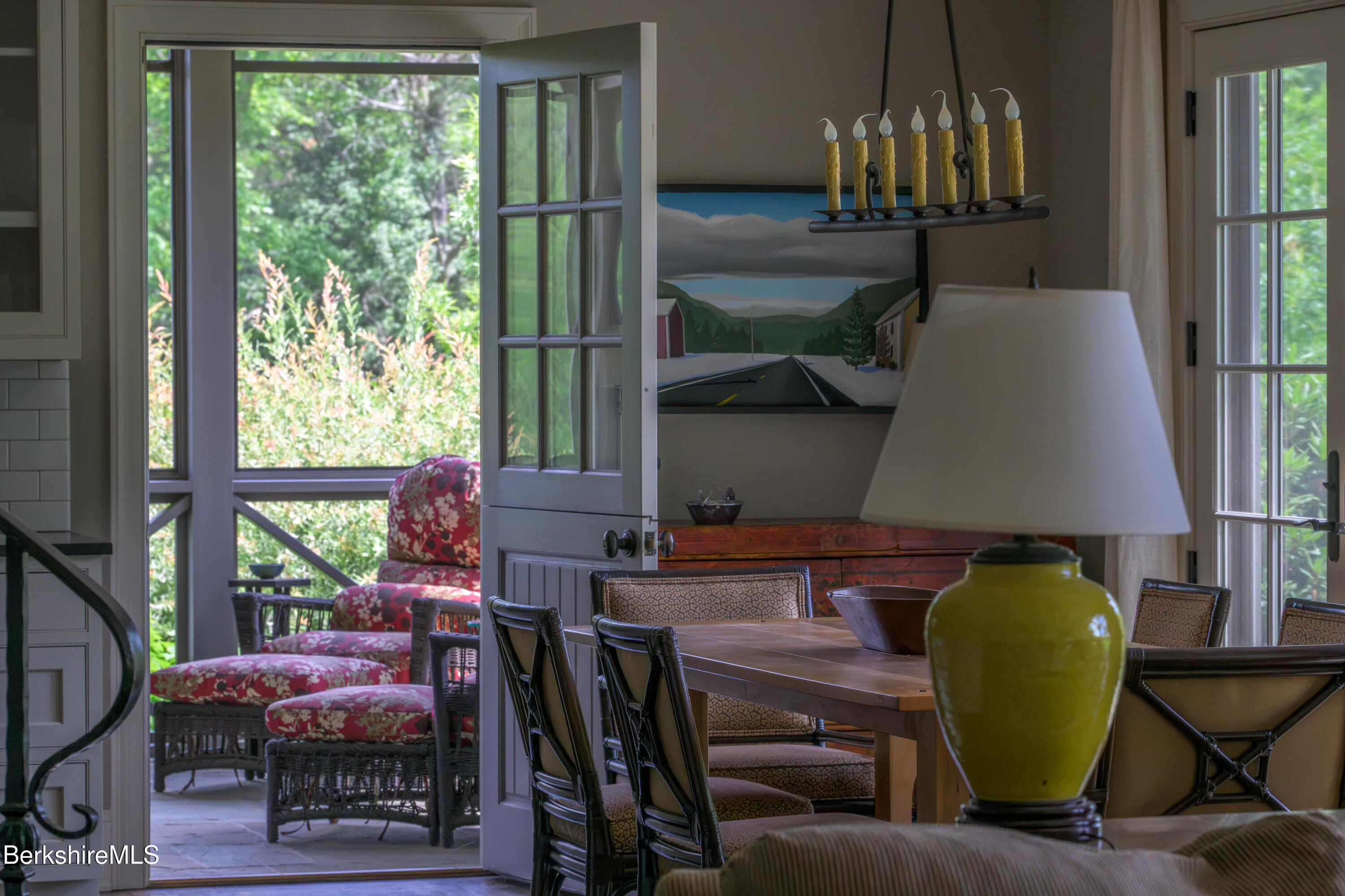 36 Yale Hill Road Stockbridge, MA 01262 - Photo 17 of 60 Dining area into screen porch