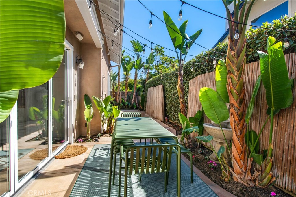225 16th Place Costa Mesa, CA 92627 - Photo 12 of 43 a view of a backyard with plants