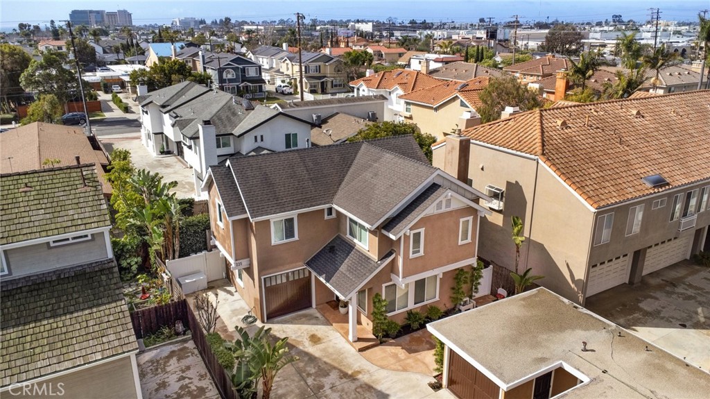 225 16th Place Costa Mesa, CA 92627 - Photo 39 of 43 an aerial view of residential houses with outdoor space