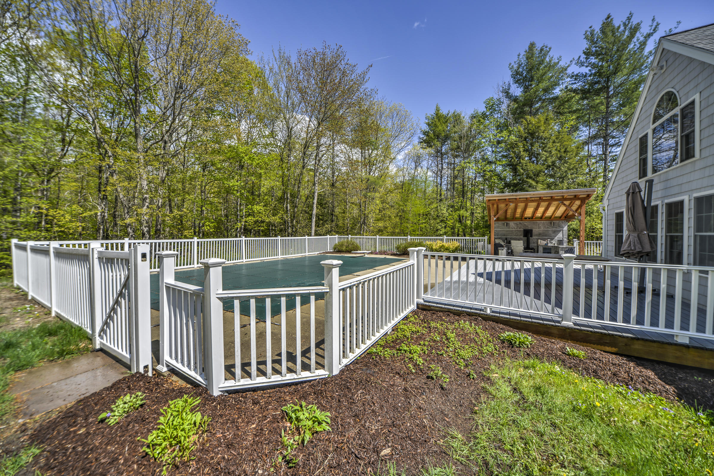 9 Carriage Hill Road Raymond, ME 04071 - Photo 47 of 48 Fence Around Pool