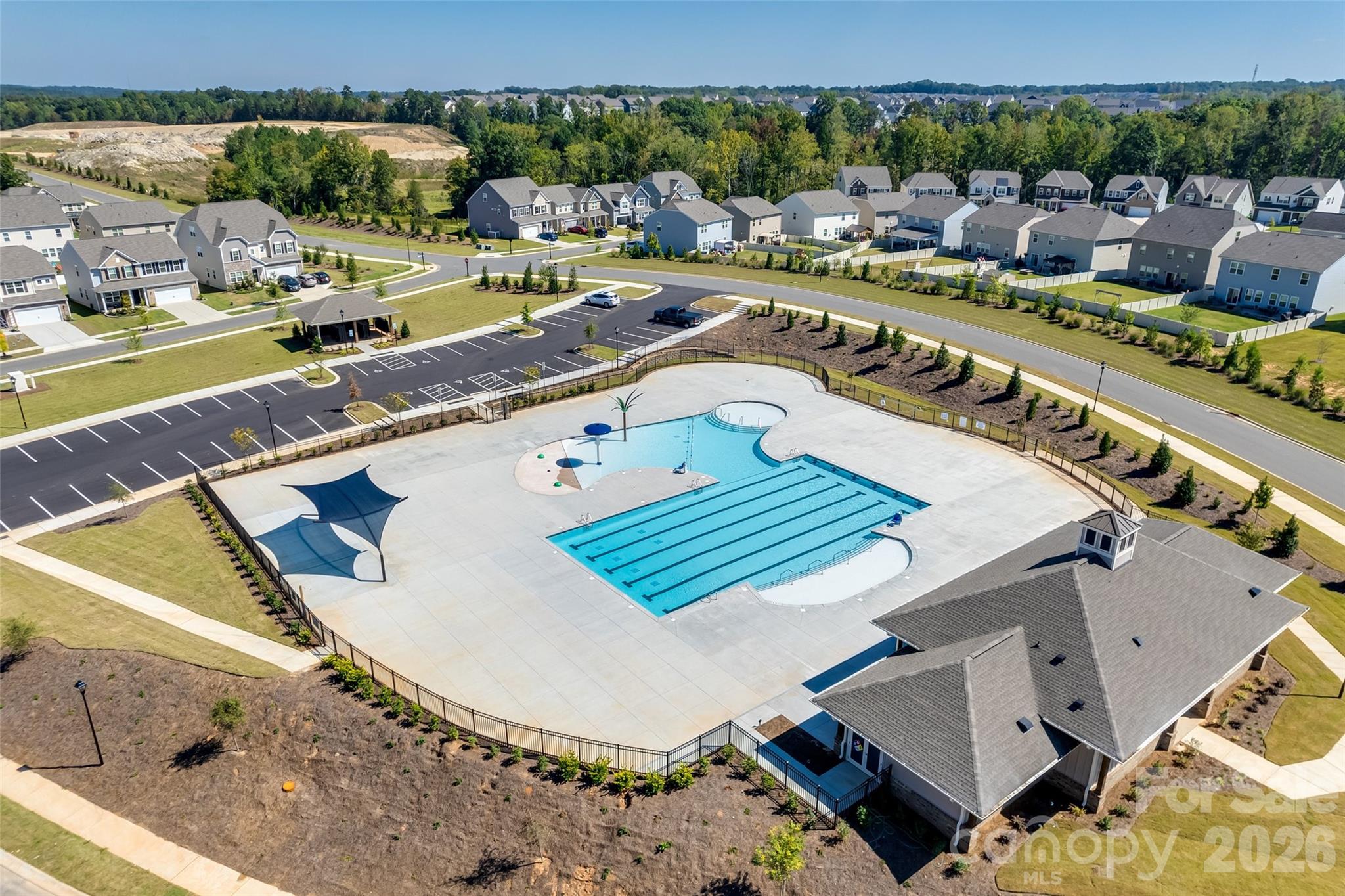979 Pennington Drive Lancaster, SC 29720 - Photo 37 of 47 an aerial view of a house with a swimming pool