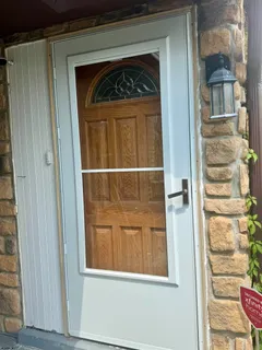 a view of front door of house